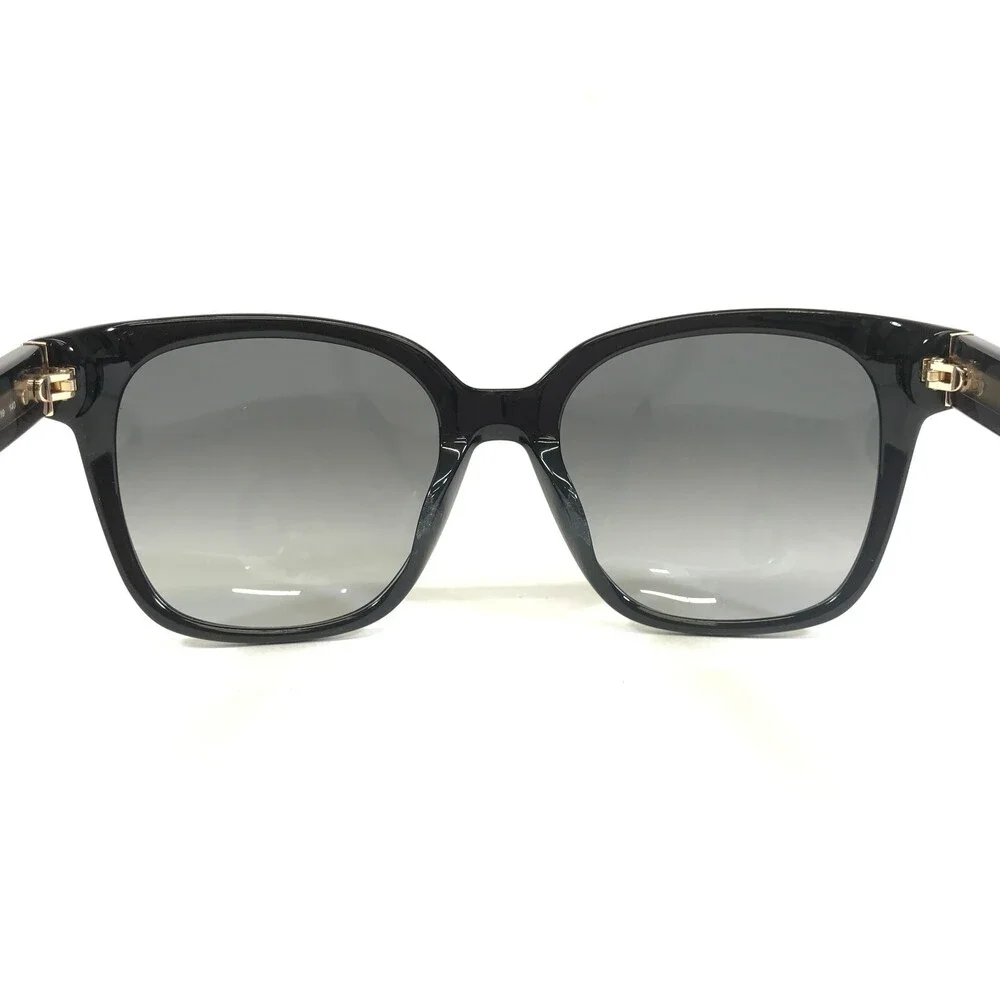 Bobbi Brown Sunglasses THE GRETCHEN/S 8079O Black Thick Rim Frames Black Lenses